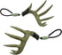 Whitetail Deer Shed Antler Ornament for Rear View Mirror Hunting Charm Accessory for Hunters. Hand Painted Hunting Gift for Friend, Dad, Brother, ...