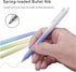 Retractable Gel Pens,8ct Black Ink 0.5mm Fine Point Pens Comfort Grip Smooth Writing Pens with Aesthetic Gradient Color Barrel for Journaling Note...