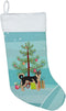 Caroline's Treasures CK3831CS Gerberian Shepsky #2 Christmas Tree Christmas Stocking Fireplace Hanging Stockings Christmas Season Party Decor Fami...