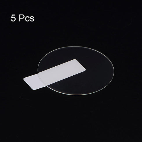 5pcs Watch Glass Screen Protectors 36.5mm Violet Tempered Glass High AL Anti-Glare 9H Hardness 2.5D Anti-Scratch Anti-Explosion Smartwatch Screen ...