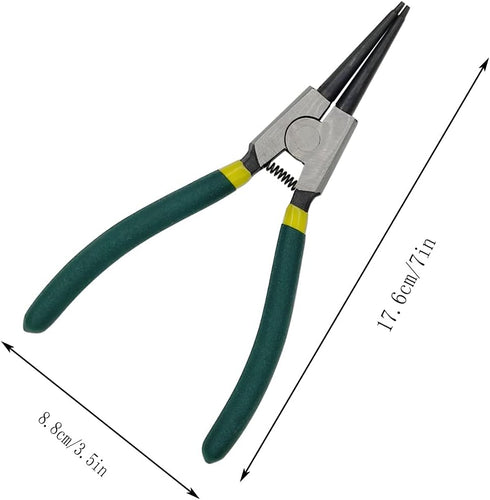 Snap Ring Pliers Circlip Pliers Internal/External, Ring Remove Retaining Pliers(7 Inch)...