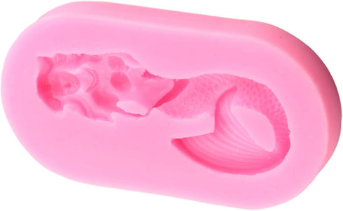 Mermaid Theme Fondant Molds Mermaid Silicone Mold For Cake Decorating Cupcake Topper Chocolate Candy Gum Paste Polymer Clay...