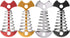 AKAOK 4 Pcs Fish Bone Tent Floor Nail Alloy Spring Buckle Deck Anchor Nail Adjustable Plywood Hook Accessories Outdoor Party Camping Wind Rope Hoo...