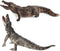 2 Pcs Simulated Crocodiles Model Figure Toy, Realistic Alligator Figurines Collection Playset Science Educational Props...