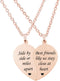 MJartoria BFF Necklace for 2-Valentines Heart Matching Necklace Best Friends Pendant Friendship Necklace Set of 2 Birthday Gifts...