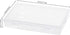 Small Storage Containers, 4 Packs Rectangular Plastic Storage Box with Lid 7.1''×4.6''×1.2'', Clear Containers for Storage, Beads, Crafts Accessor...