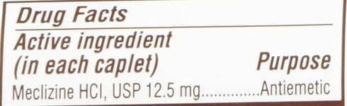 Rugby Meclizine Tablets 12.5mg, 100 Count...
