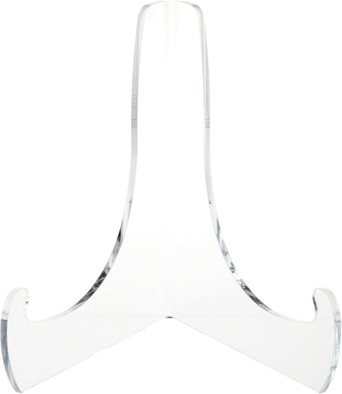 Plymor Clear Acrylic 60-Degree Angle Easel With Deep Support Ledges, 9" H x 9" W x 7.25" D...
