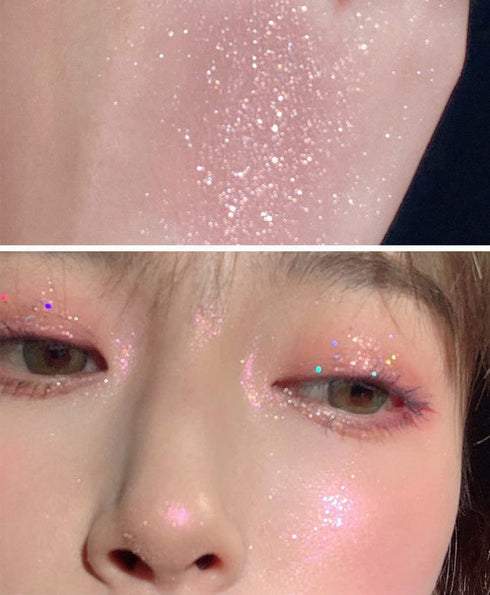 Kayswang 9 colors glitter eyeshadow palette makeup palette matte high pigment color cream texture natural eye shadow powder eye shadow palette in ...