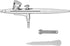 CHIMAERA Professional 0.4mm Nozzle Single Action Gravity Feed Airbrush...