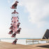 Garden Dog Wind Chimes Outdoor Indoor Decor - with 4 Tubes 6 Bells 7 Dogs Wind Chime, Mobile Romantic Dog Wind Catcher, Dogs Windchimes for Home, ...