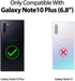 GOOSPERY Liquid Silicone Case for Galaxy Note 10 Plus (2019) Silky-Soft Touch Full Body Protection Shockproof Cover Case with Soft Microfiber Lini...