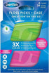 DenTek Floss Picks & Travel Case for On-The-Go, 4 Travel Cases with 6 Floss Picks Each, (Pack of 1)...