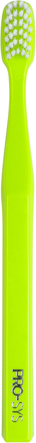 PRO-SYS® Soft Toothbrush for Adult with Sensitive Teeth & Gums, ADA Accepted, with 35-Tuft Wide Dupont® Tynex® Bristles, Pack of 4...