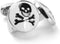 Cufflinks Unique Round Bone and Skull Engraved Cuffs Luxury Shirts Silver Cuff Links for Men...