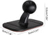 Black Magnetic Phone Holder Rotatable Stand Universal Car Dashboard Cellphone Mount 17mm Ball Head Phone Holder Bracket Base Cellphone Stand Anti-...