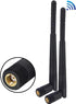 BOOBRIE 2-Pack Dual Band WiFi Antenna 2.4GHz 5GHz 5.8GHz 8dBi RP-SMA Male Connector Omni Directional WiFi Bluetooth Antenna for WiFi Router Networ...