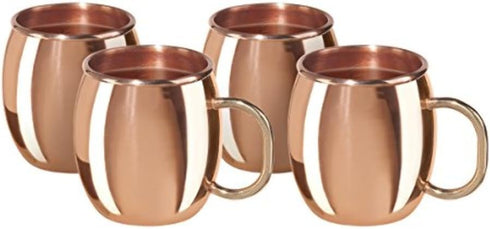 Oggi Copper Moscow Mule Shot Mug, Set of 4...