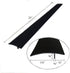 Stove Counter Gap Cover - Flexible Easy Clean Heat Resistant Wide & Long Gap Cap Fillers, Seals Spills Between Appliances, Furniture, Stovetop, Oven, Washer & Dryer, Set of 2 (Black, 21 Inches)