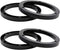 4Pcs Universal Black 6" Round 15mm Depth Speaker Spacers for Auto Car...
