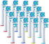 Replacement Brush Heads Compatible with OralB Braun- Best Double Clean, Pack of 16 Electric Toothbrush Replacement Heads- for Oral B Pro, 1000, 80...