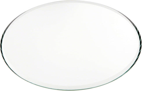 Plymor 5" Round, 3mm Thick Beveled Glass Mirror Circle...