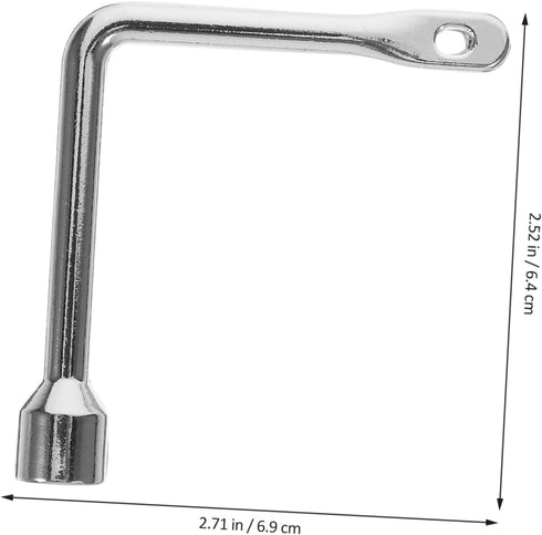 GLEAVI Elevator Key Wrench Tool Radiator Triangle Spanner Key Water Spigot Key Hydrant Key Water Key Fireplace Key Triangle Key Elevator Door Key ...