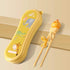 Training Chopsticks for Kids - Use Completely Harmless Material - Anti-dislocation Buckle Design - Includes Portable Box (Yellow)...