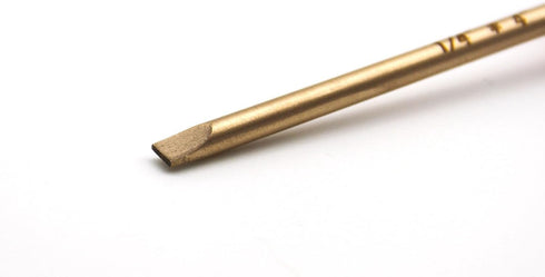 Non Sparking 1/4 Inch Flat Screwdriver, 4 Inch Working Length, Beryllium Bronze Copper Non Spark...