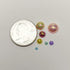 Chenkou Craft 3000PCS 1 Box 7 Sizes (2.5/3/4/5/6/8/10mm) Round Flatback Imitation Half Pearls Bead Loose Beads Gem (Half Ball/Bright Color)...