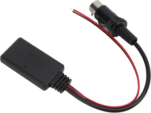 13 Pin Bluetooth Aux Adapter,KIMISS ABS Bluetooth Module Music Adapter Aux Audio Cable for All Kenwood 13-pin cd host, not fit for KVT-516, KRC-30...