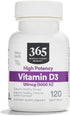 365 by Whole Foods Market, Vitamin D3 5000 IU, 120 Softgels, package may vary...