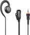 Radio Earpiece, 3.5mm 1-Pin C Shape Walkie Talkie Earpiece with PTT Mic Compatible with Motorola CLP1010, CLP1040, CLP1060 Two Way Radios Headphon...