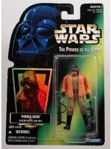 STAR WARS – POTF – Picture Card – Ponda Baba – with Blaster Pistol and Rifle...