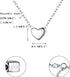 EVER FAITH Jewelry Gift 925 Sterling Silver Tiny Triangle Moon Star Dainty Heart Pendant Choker Necklace for Women...