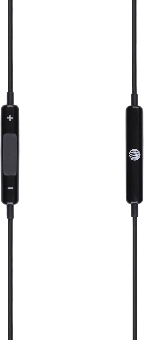 AT&T USB-C Corded Earbuds with Mic and Music Controls for iPhone 15, iPad, Google Pixel, Samsung Galaxy (Black, 47 in)...