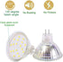 MR16 Led Light Bulbs AC/DC12V Non-dimmable GU5.3 4W led Spotlights 6000K Cool White 300LM 35W Halogen Bulbs Replacement for Track Lighting and Out...