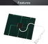 Fielect 6V 3.5W Mini Solar Panel USB Solar Panel Charger Polysilicon Solar Cells Charger for Bicycles,Mobile Phones,Power Bank,Camping Lights, 165...