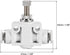 uxcell Air Flow Control Valve, In-line Speed Controller Union Straight, Pneumatic Connector Valve, 6mm Tube Outer Diameter 4Pcs...