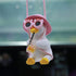 Cool Swinging Duck Car Hanging Ornament, Pendant Interior Rearview Mirror Decoration and Car Rear View Mirrior Hanging Accessories (Bottle Duck)...