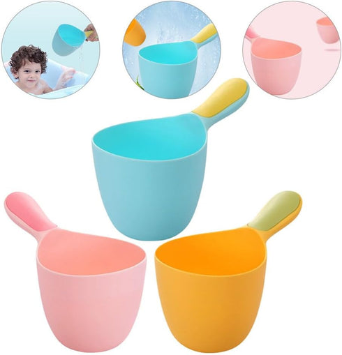 3pcs baby water scoop shampoo ladle bathing water ladles bath dipper water scoop ladle shampoo rinse cup hair bath rinse cup bath spoon take a bat...