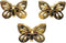 HAHIYO Butterfly Twist Purse Closure Turn Locks Clip Clasp Easy Install with Online Instructions Picture for Wallet Briefcase 1.93 Inch Length Met...