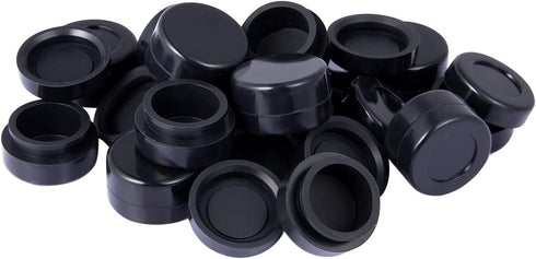 5ML Non-Stick Silicone Wax Containers 50pcs Multi Use Storage Jars Oil Concentrate (Black)...