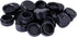 5ML Non-Stick Silicone Wax Containers 50pcs Multi Use Storage Jars Oil Concentrate (Black)...
