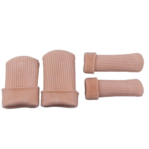 4pcs Silicone Stretched Cuttable Tube Moisturizing Protector for Toe Bunion Corn Callus...