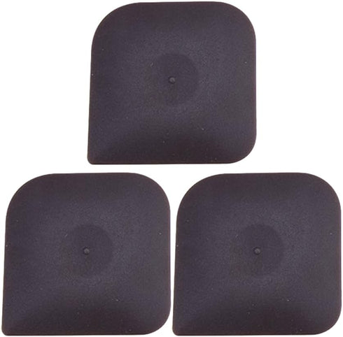 Pan Scraper, 3 Pcs Pot Scraper Plastic, Pot Scraper Non Scratch for Cast Iron, Pot and Pan Cleaning, Practical Scraper Kitchen Tool, Brown...