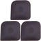 Pan Scraper, 3 Pcs Pot Scraper Plastic, Pot Scraper Non Scratch for Cast Iron, Pot and Pan Cleaning, Practical Scraper Kitchen Tool, Brown...