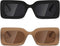 Sunglasses womens trendy Men Square Multicolor Shades...