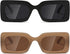 Sunglasses womens trendy Men Square Multicolor Shades...