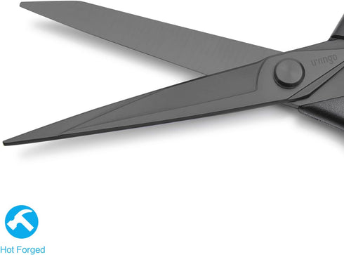 LIVINGO 9.5” Sharp Fabric Scissors, All Purpose Heavy Duty Titanium Coated Premium Forged Stainless Steel Tailor Dressmaking Sewing Shears Comfort...
